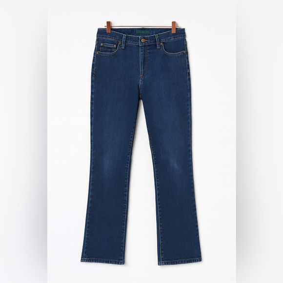 LRL Lauren Jeans Ralph Lauren Women's Classic Indigo Straight Leg Jeans Size 8 - Picture 1 of 8
